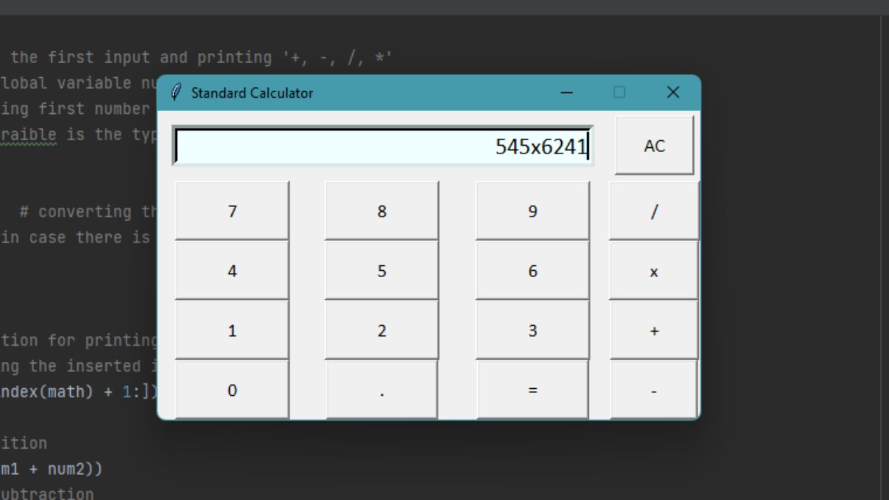 Python calculator GUI using Tkinter.jpg